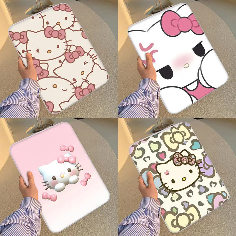 Sanrio Hello Kitty Disney Stitch Custodia per tablet carina per 10 11 12 13 14 15 pollici per MacBook Pro Borsa per computer portatile Regalo di Natale