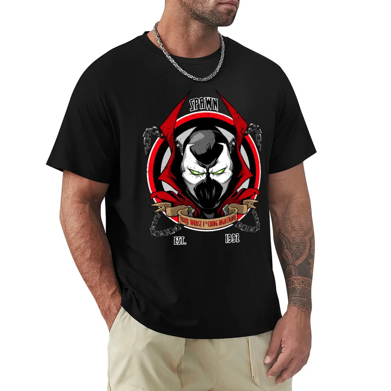 

Your Worst Nightmare [Spawn] T-Shirt Big and Tall Gym T-Shirt