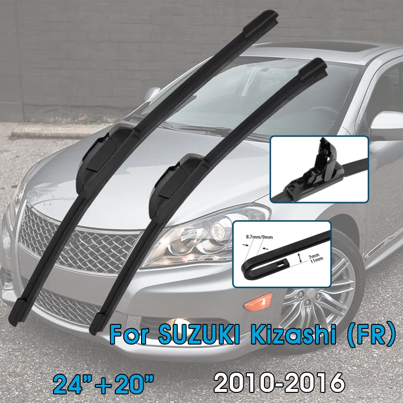 

Автомобильные щетки стеклоочистителя 24 "+ 20" для SUZUKI Kizashi (FR) 2010-2016 лобовое стекло, щетки переднего окна, автомобильные аксессуары