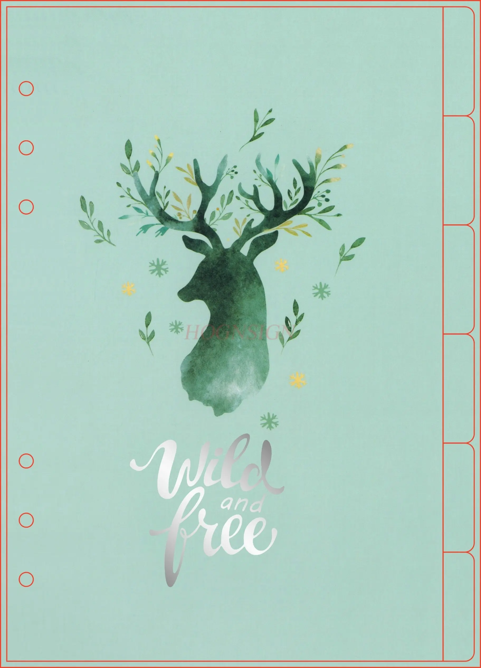 

6 листов/комплект, индексная страница страницы с разделителем лося, классификационная страница бирки