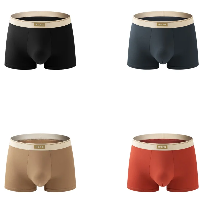 

4 шт. мужское нижнее белье, удобное, мягкое дышащее спортивное нижнее белье-боксеры, модное простое популярное мужское нижнее белье-боксер