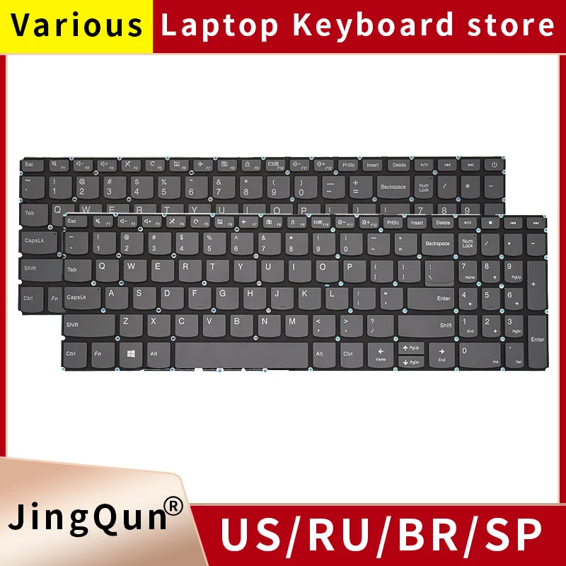 Nowa klawiatura amerykańska dla Lenovo ideapad 320-15 520-15 330c-15 V15-IWL S145-15 7000-15 330-15 330-17 V330-15 330S-15IKB Laptop angielski