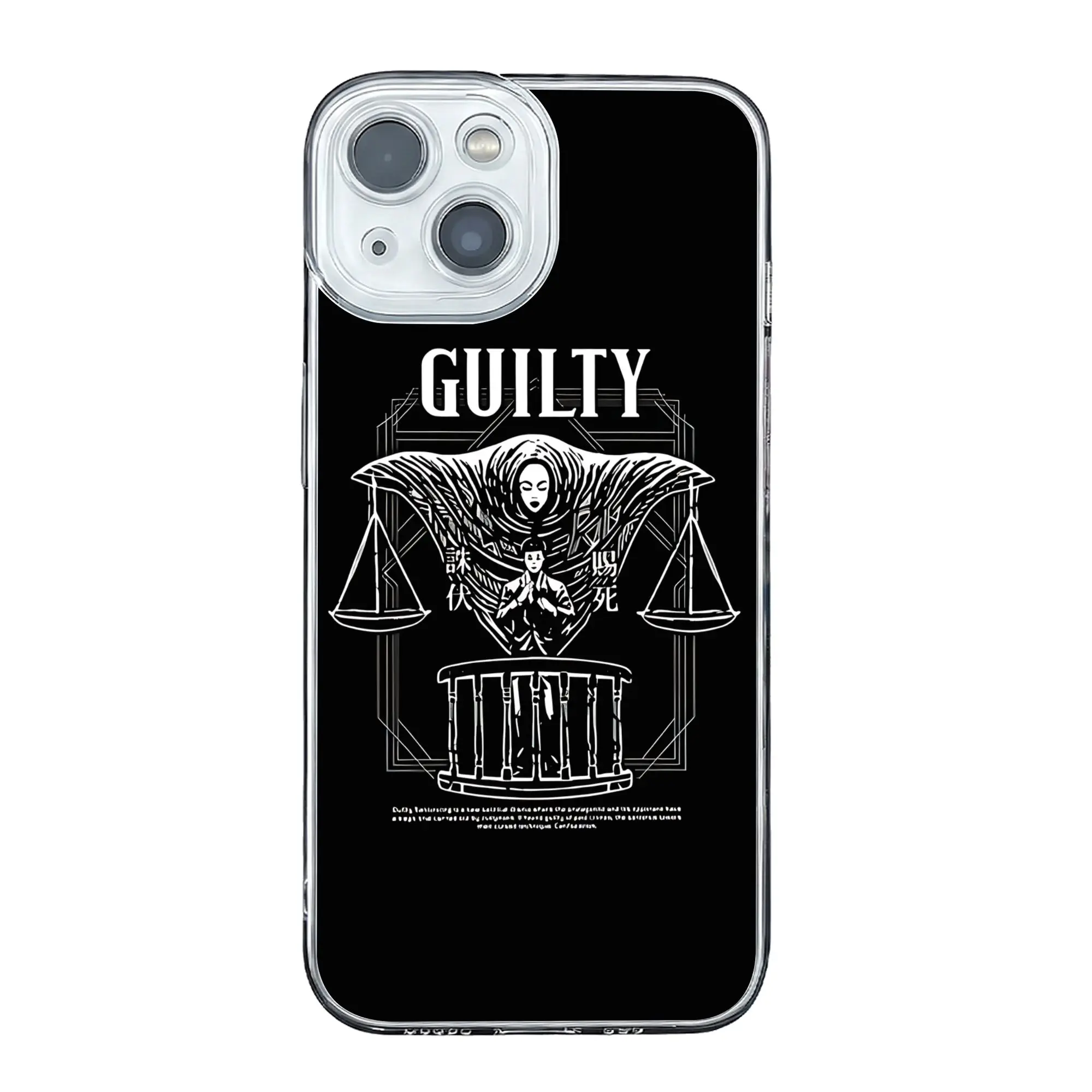 Coque de téléphone anti-collision MANGA POWER COMPASSION pour iPhone 17 16 15 14 13 12 11 Pro Max