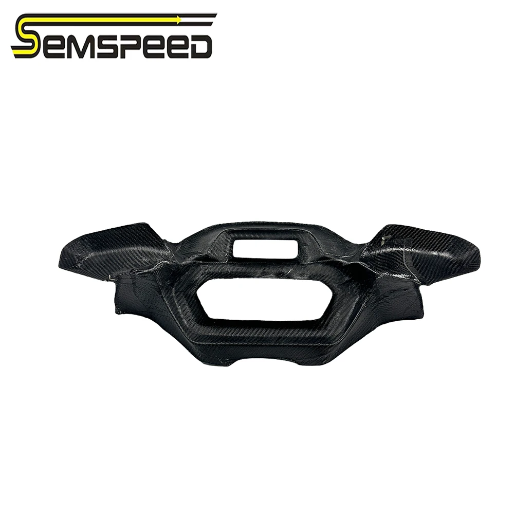 Semspeed For Yamaha XMAX X-MAX 2023 2024 Motorcycles Carbon Fiber Dashboard Cover Mat Sun Shade Pad Instrument Panel