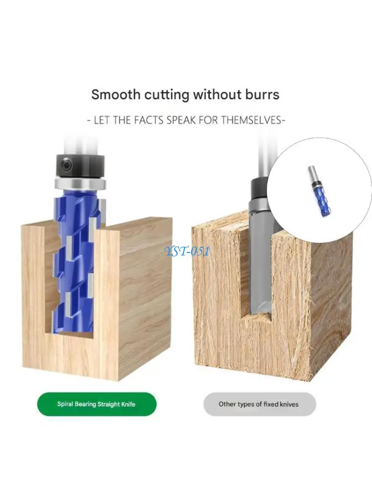 

E15A Professional Woodworking Router Bit For Carving Grooving And Mortising Task
