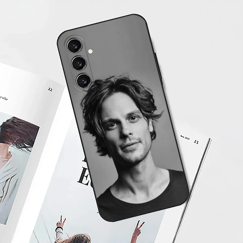 Matthew Gray Gubler Actor   Phone Case For Samsung S24,21,22,23,30,Ultra,S20,Plus,Fe,Lite,Note,10,9,5G Black Soft Cover