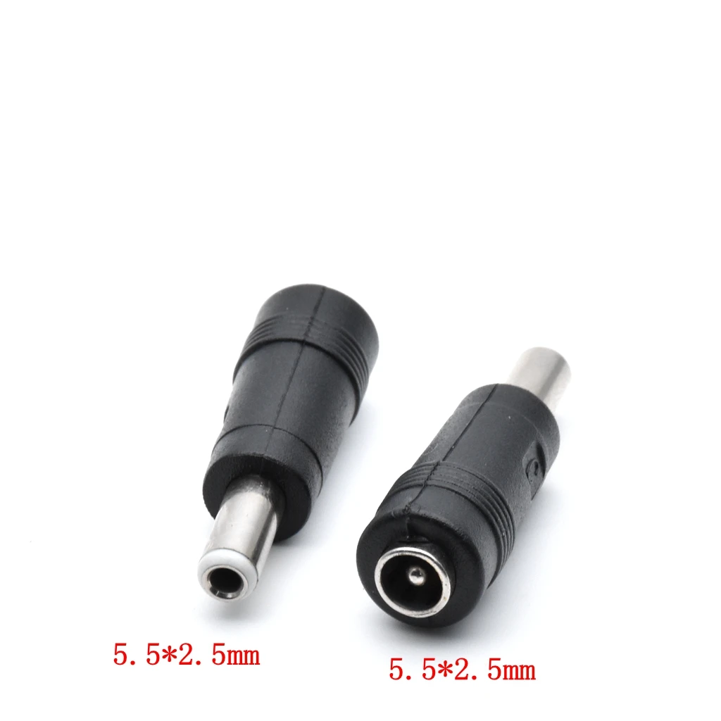 1X DC Power Male to Female 7.9*5.5 7.4 *5.0 3.5*1.35 4.8*1.7 5.5*2.5 to 5.5*2.5  Plug Converter Laptop Adapter Connector