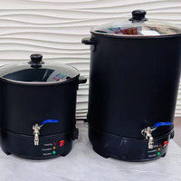 6L Small Wax Melter Paraffin Wax Machine Electric Wax Heater Wax Warmer Pot DIY Candle Making Kit