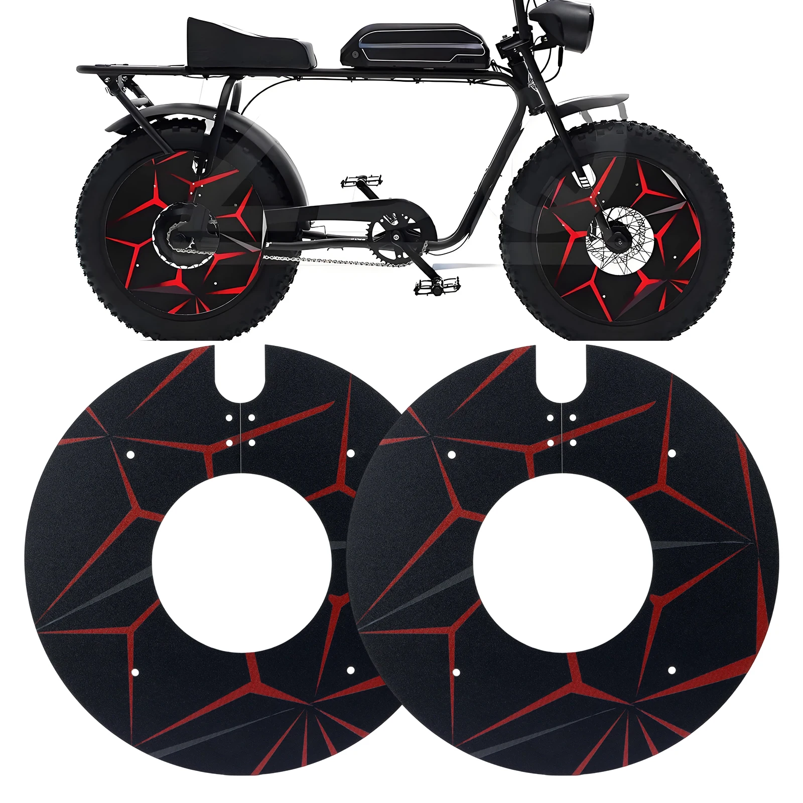 

20 Super ebike rim cover Super73 S1 S2 RX Y1 HImoto universal super ebike rim decoration cover bike wheel cover Luxury Custom