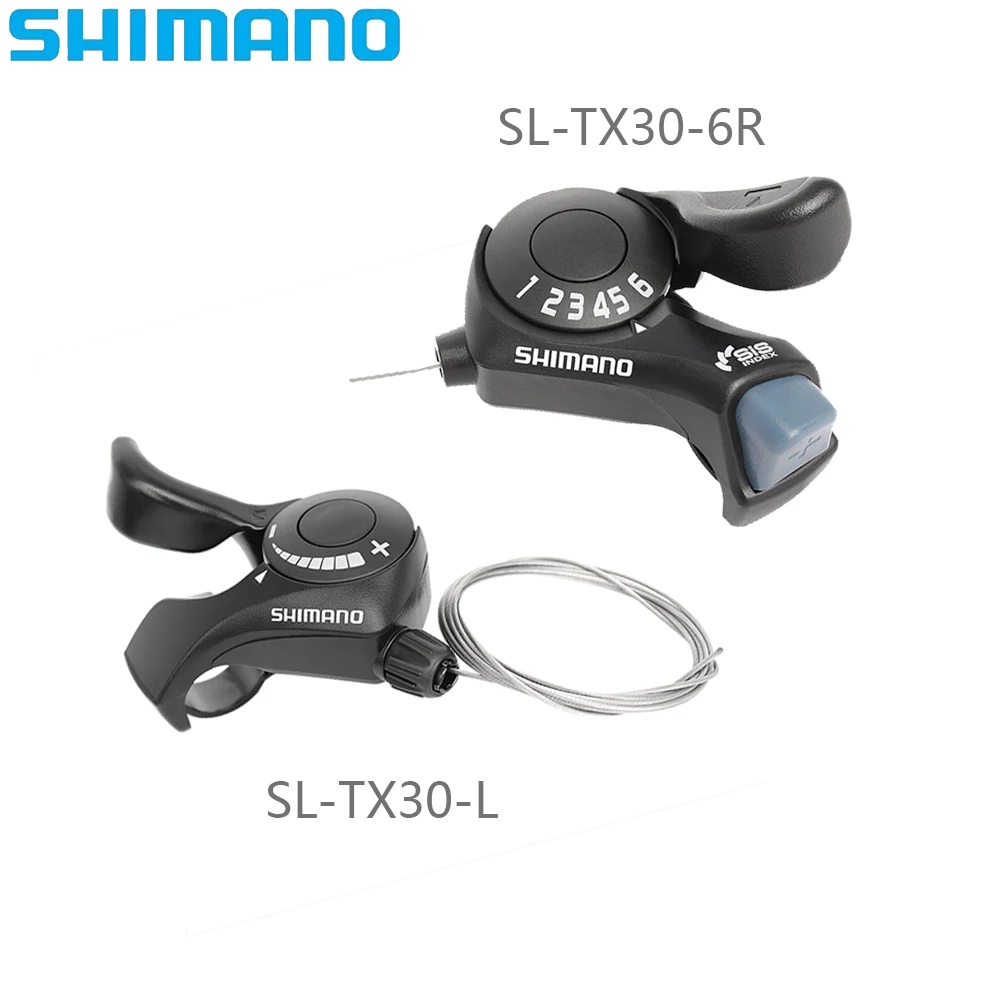 SHIMANO TX30 3x6 Speed TX30-6R Right Shift Lever SL-TX30-LN Left Shift Lever For MTB Mountain Bicycle Original Shimano Parts