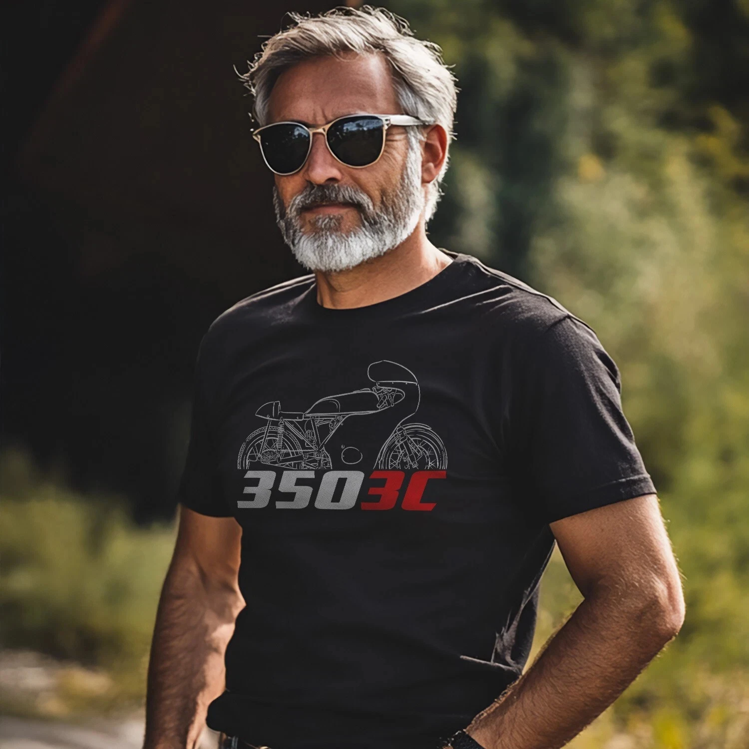 

Summer Cotton Round Neck Short Sleeves for Men Women for Agusta 350 3C/4C/GT/Ipotesi/Sport 1957-1977 Fans - Motorcycle TShirt