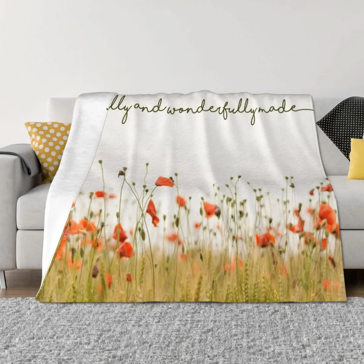 

Fearfully and Wonderfully Made Throw Blanket anime Retros Blankets For Bed Luxury Designer Blankets