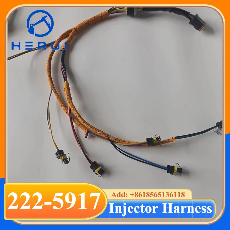 Hot Sale C7 Fuel Injector Wiring Harness 222-5917 2225917 For Caterpillar CAT 245D 325D 329D Wire Harness