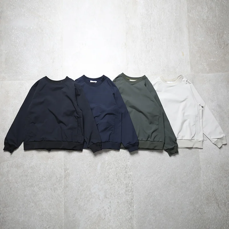 Loose Fit round Neck Sweatshirt Unisex Breathable Quick Dry Spring Autumn Dry Mountain System Japanese Style Comfortable Hoodie