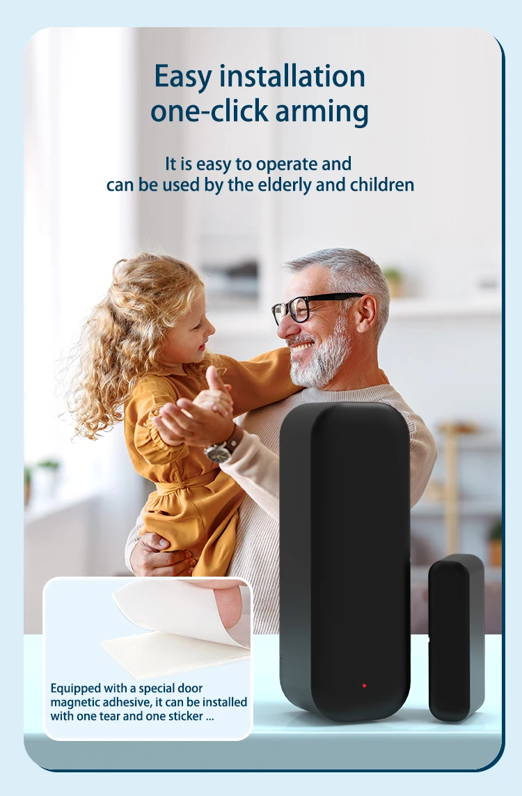 Tuya zigbee 3.0 Sensore porta Sensore finestra Sensore contatto