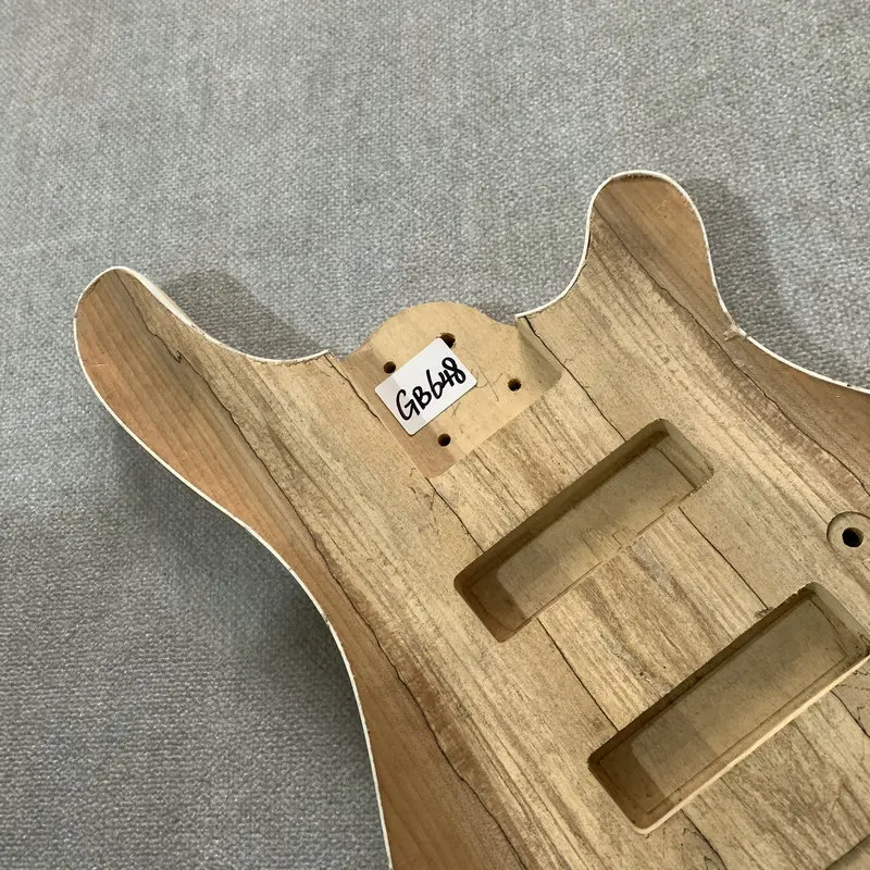 Custom Order 5 Strings Electric BASS Body Active PickupsBasswood With Maple String Through for Replace and Luthier GB648