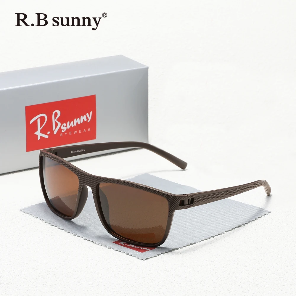 الرجال النساء النظارات الشمسية الكلاسيكية خفيفة المضادة للوهج إطار مربع الذكور نظارات UV400 القيادة السفر نظارات