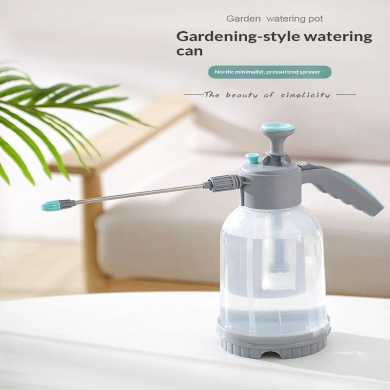 Hand-Pressed Thick Plastic Spray Bottle for Gardening Flower Watering Home Use Cleaning - Handheld Garden Sprayer