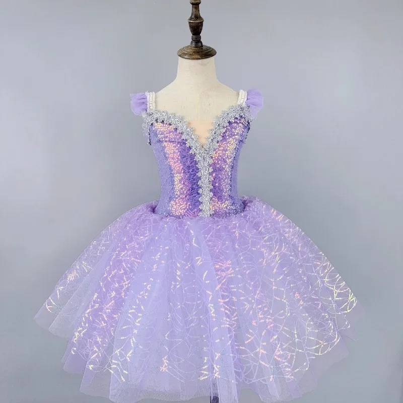 

Children's Dance Wear Stage Costume Ballet Dress for Girls Ballet Performance Vestido Outfit Princess Tutu Dresses Kids Clothes