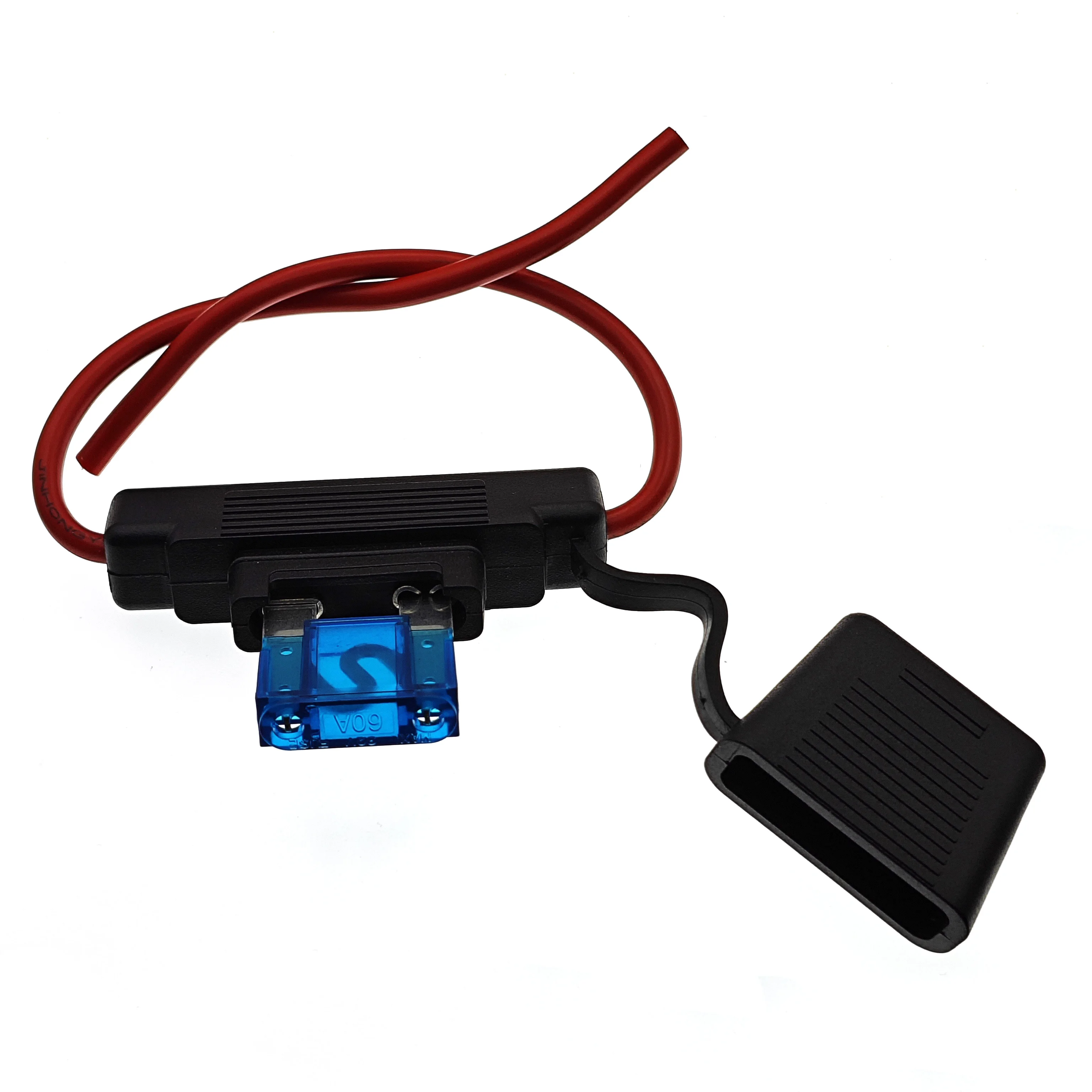 1PCS Large car truck fuse holder insert type with wire 20/30/40/50/60/70/80/100A modification