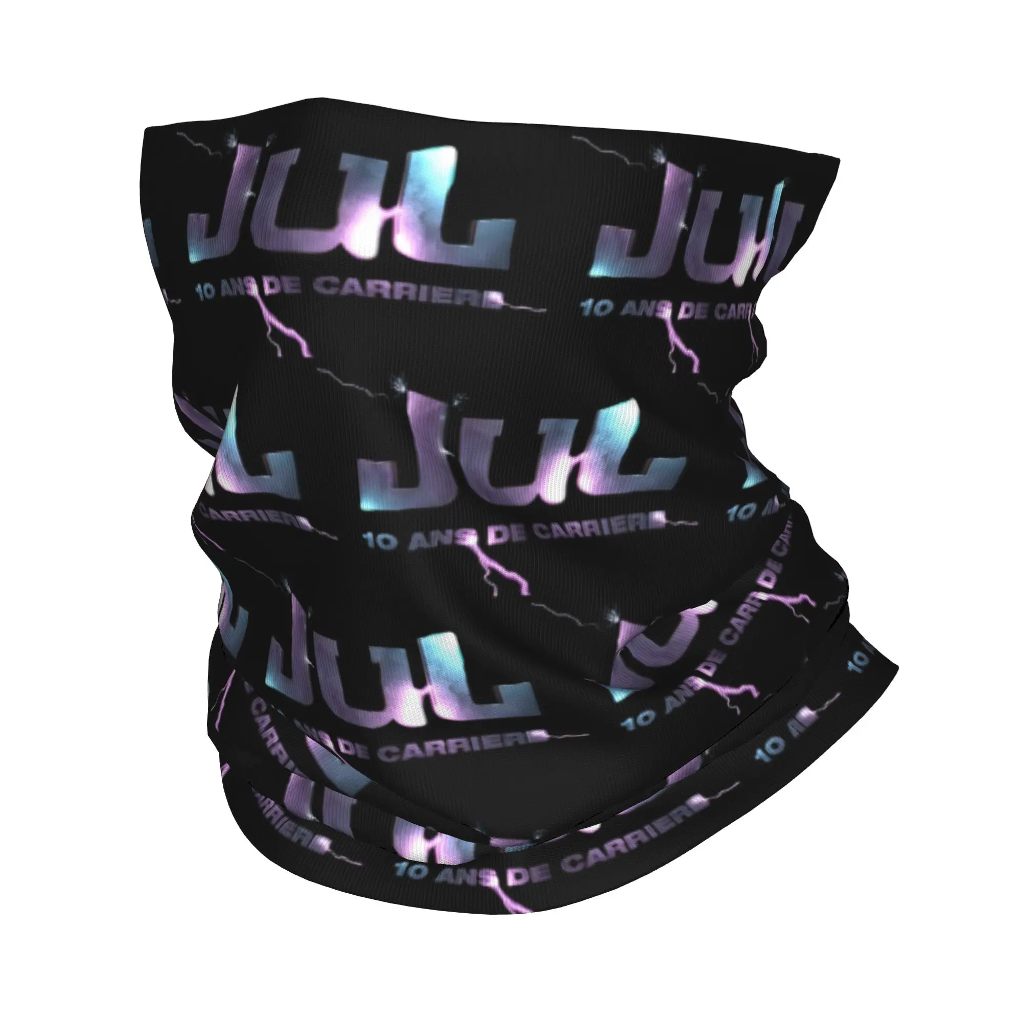Custom Rap Music Jul Winter Headband Neck Warmer Women Men Hiking Hunting Tube Scarf French Singer Face Bandana Gaiter