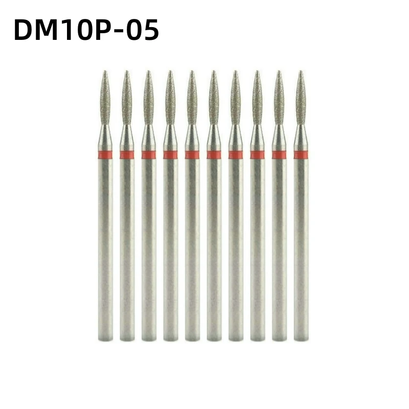 10 pièces/ensemble cuticule propre diamant foret à ongles ensemble électrique lime à ongles Machine cuticule bits diamant ongles outils manucure pédicure