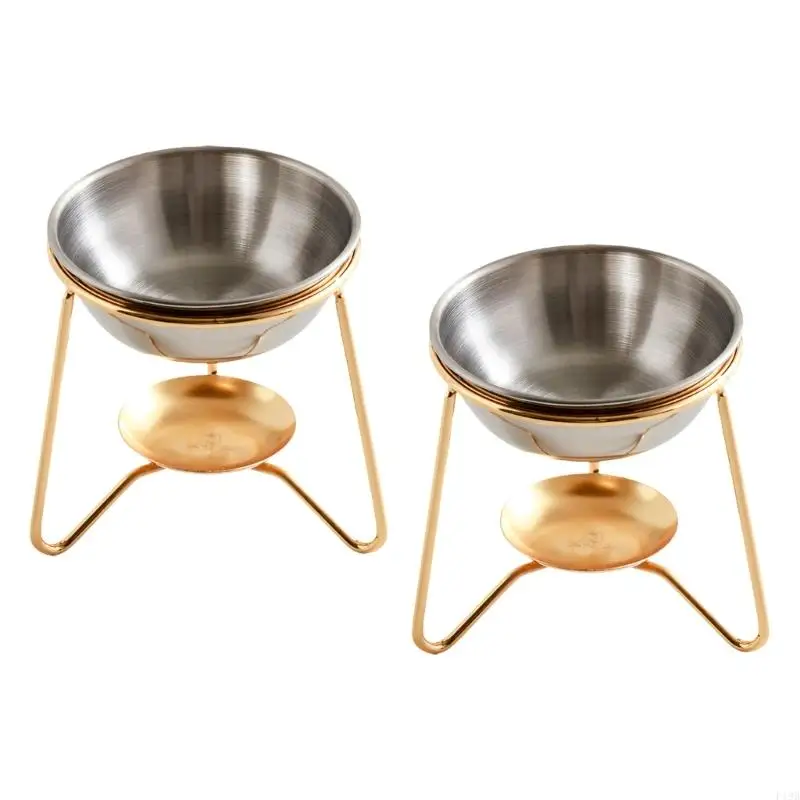 F19B Stainless Steel Bowl Essential Oil Burners Wax Melt Warmer for Efficient and Elegant Aromatherapies Diffuser Decoration