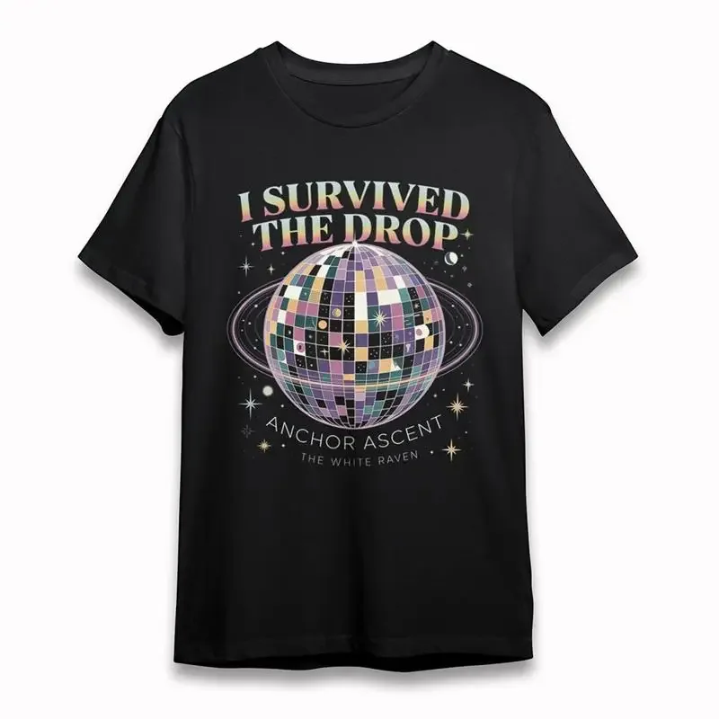Men'S Classic T Shirt Disco Ball Space Black Cotton