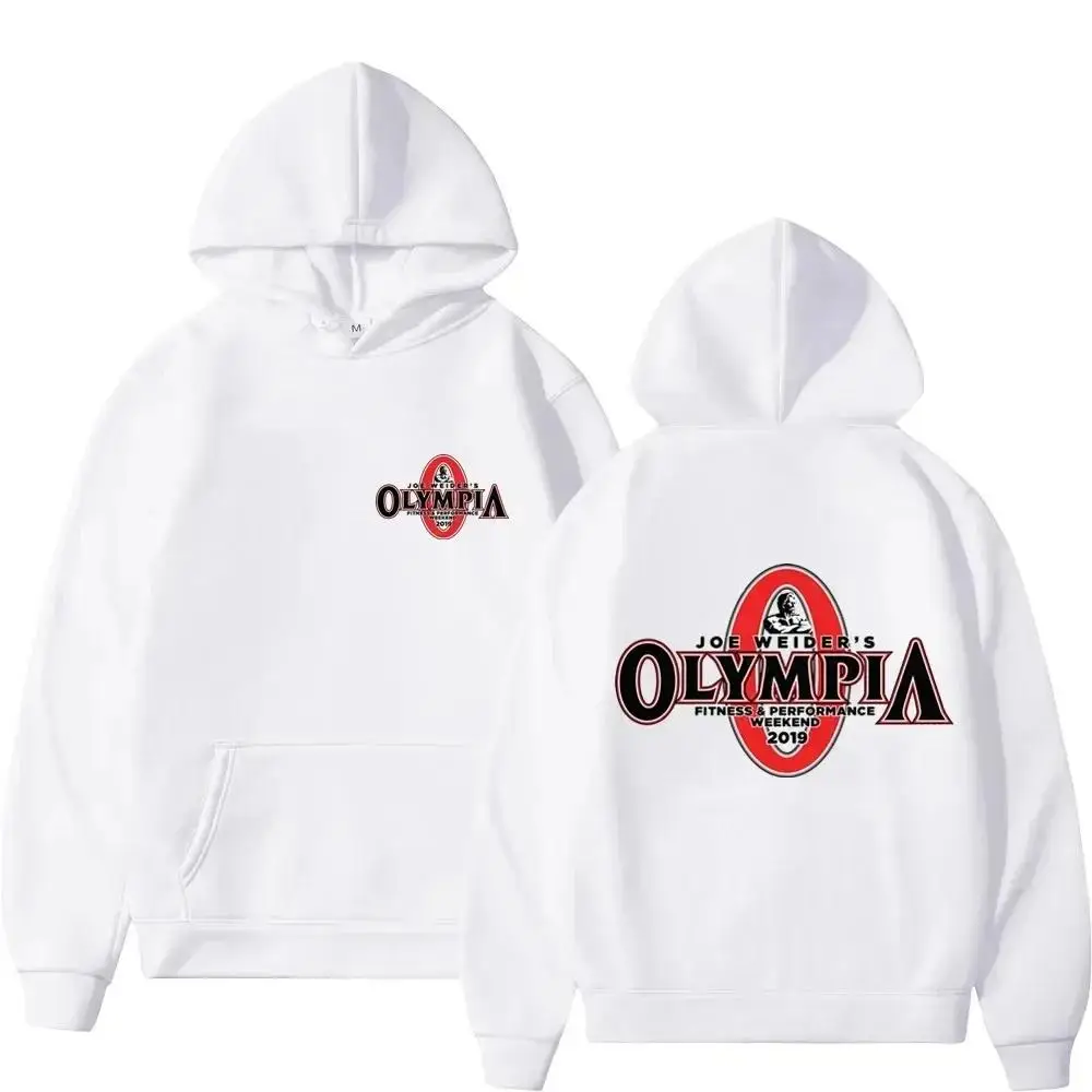 OLYMPIA-Sudadera con capucha para hombre y mujer, ropa deportiva informal de lana, estilo Harajuku, gimnasio Fitness