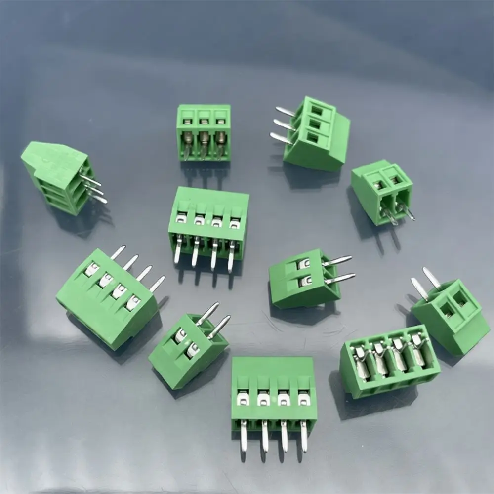 DG308 KF128 Screw Terminal Connector 2.54mm Pitch PCB Mount Wire Clamp Electrical Signal Transmission Component Kit