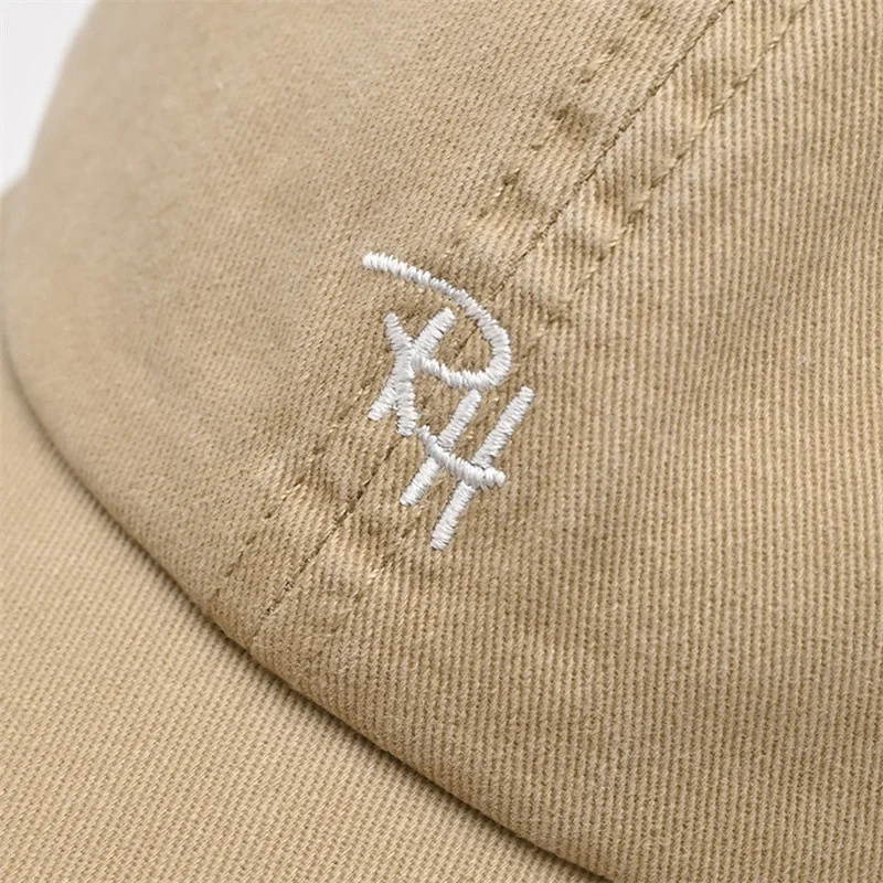 Unisex RH Letter Embroidery Baseball Cap Men Women Summer Casual Hat Outdoor Shade Adjustable Hip Hop Streetwear Trucker Hats