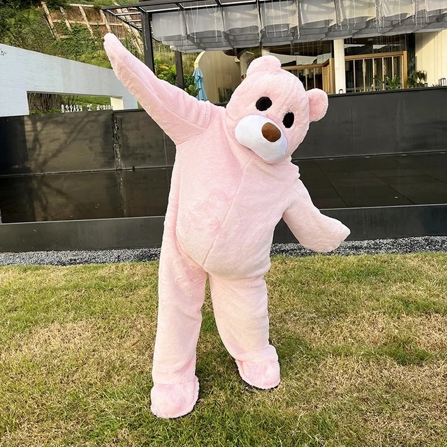 Dancing Bear Mascot Costume Cute Teddy Bear Walk Cartoon Doll Halloween Party Suit For Adult Party Carnival Halloween  Cosplay