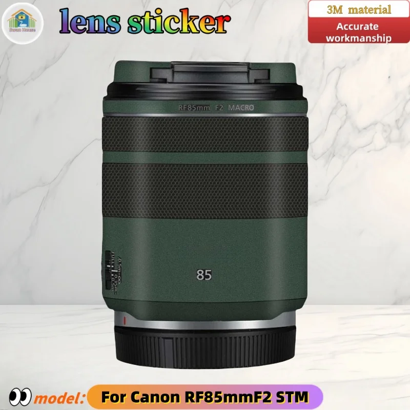 RF85F2STM For Canon RF85mm F2 STM Camera lens sticker, DIY skin, Precision tailoring wear-resistant protective film