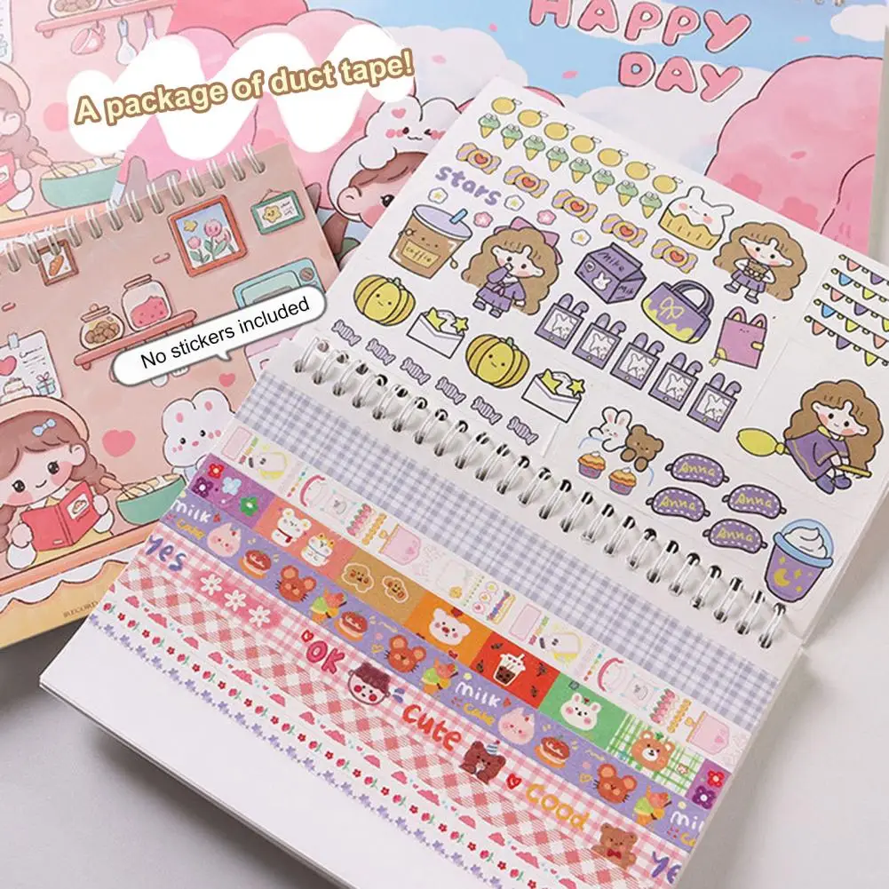 40ページa5/a4リリースペーパーブックスクラップブックノートブック両面ルーズリーフディースクラップブックノートステーショナリー用品