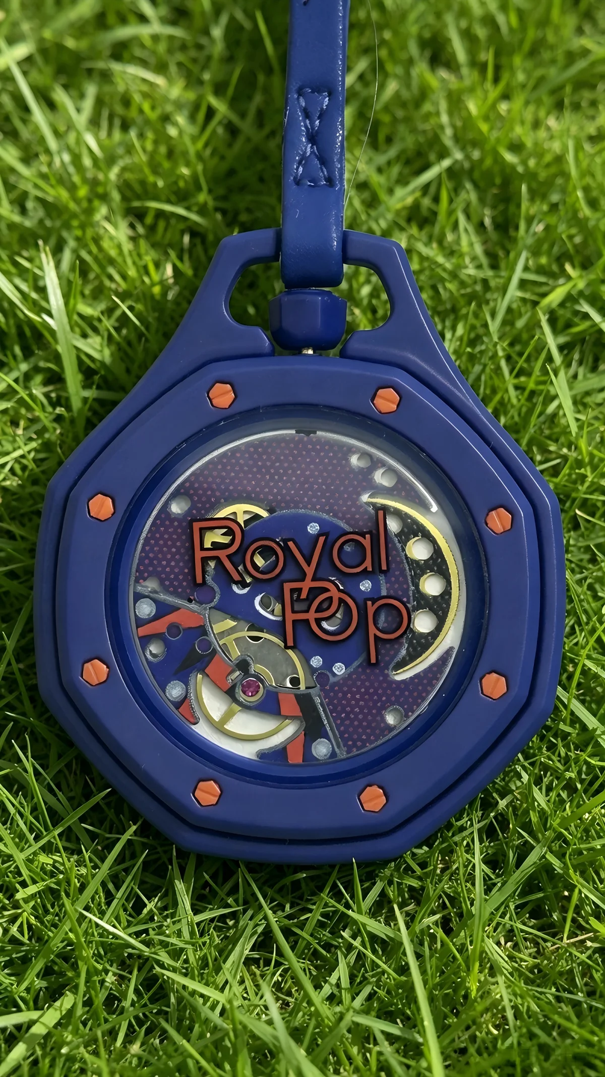 No Box AP SWATCH Joint Watch Quartz PockeWatch AP Swatch Royal Pop Oak Pocket Watch Couple Watch Exquisite Birthday New Gift image 3