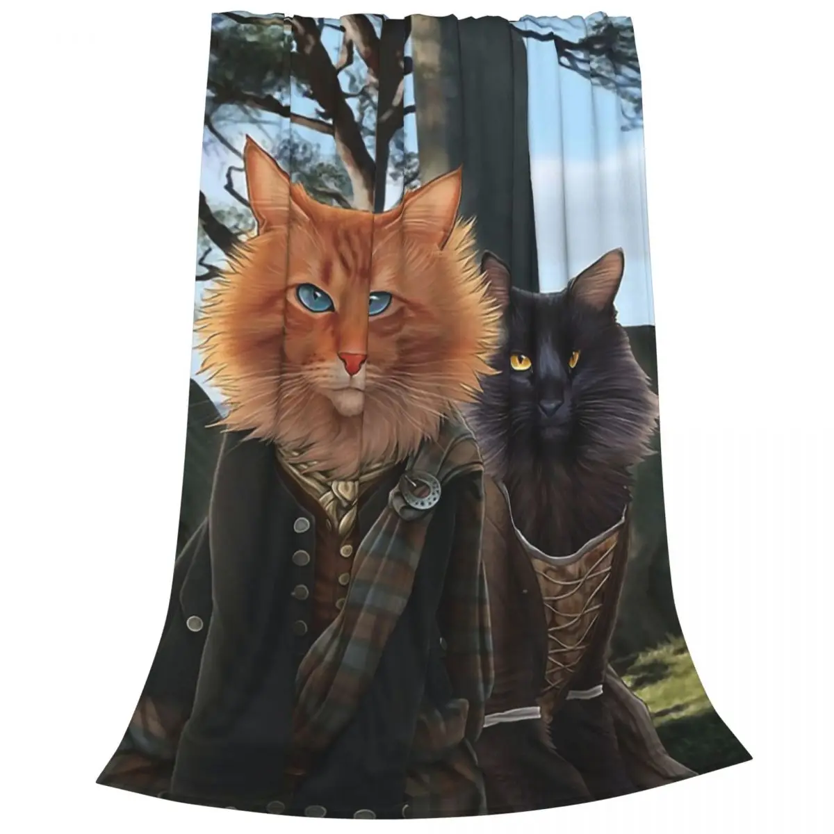 Meowtlander Blankets Fleece Multi-function Sofa Throw Blankets For Home Bedroom Outdoor Throws Bedspread Quilt