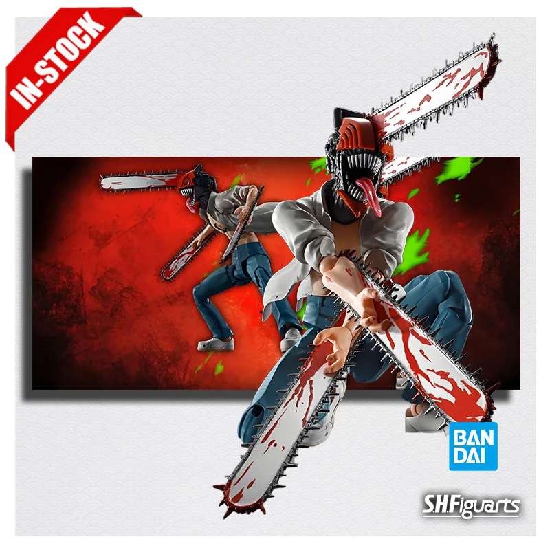 الأصلي حقيقية نموذج بانداي SHF بالمنشار رجل 15 سنتيمتر بالمنشار رجل Reze قوس عمل الشكل أنيمي تمثال اللعب مجموعات الهدايا