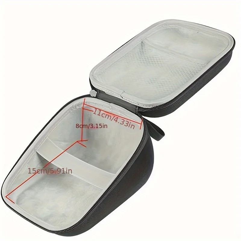 Travel Organizer Bag Portable Blood Pressure Monitor Storage Case, Suitable for Sphygmomanometer and Digital Devices Electronic