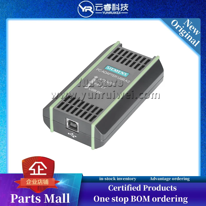 New Original  Siemens  PC adapter USB A2, connect PG/PC/laptop to SIMATIC S7 via PROFIBUS 6GK1571-0BA00-0AA0  in stock