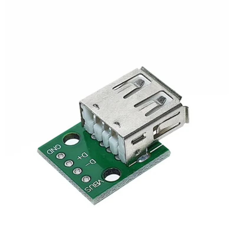 1/5PCS USB 2.0 Socket Type A Female USB To DIP 2.54MM PCB USB Breakout Board Pitch Adapter Converter Connector 4 Pin