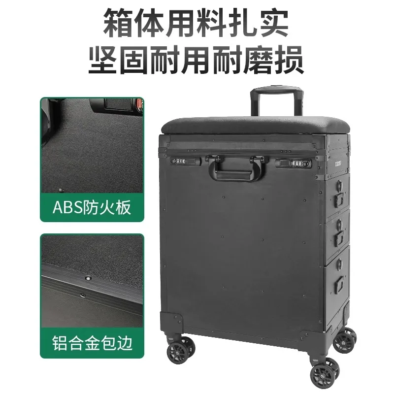 upgrades the third generation tattoo travel Baibao trolley case hand bracket multi-functional suitcase portable workbench