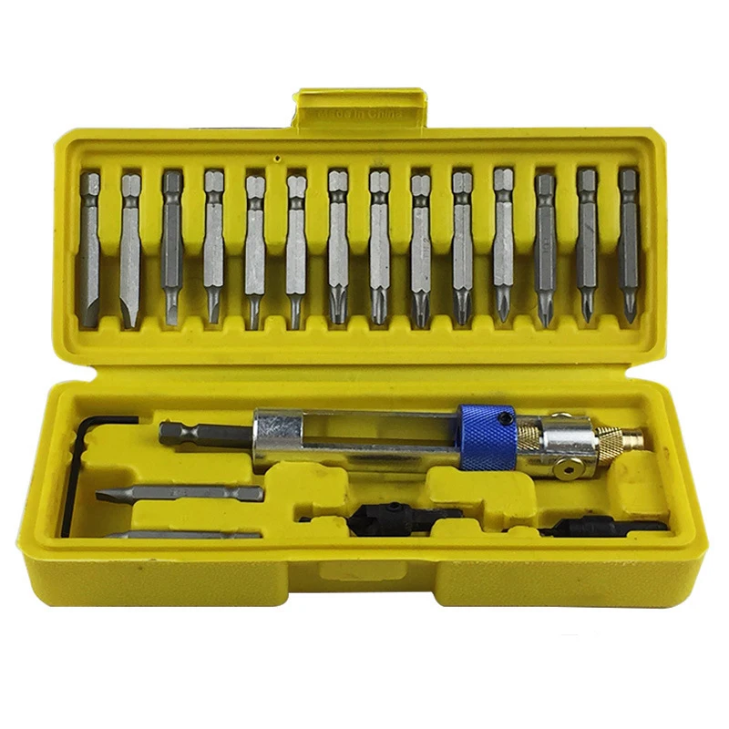 Hex Screwdriver High-speed Steel Drill Tool Set Electric Repair Batch Header Wrench  Hand Tools Impact Screw Driver Bit Kit