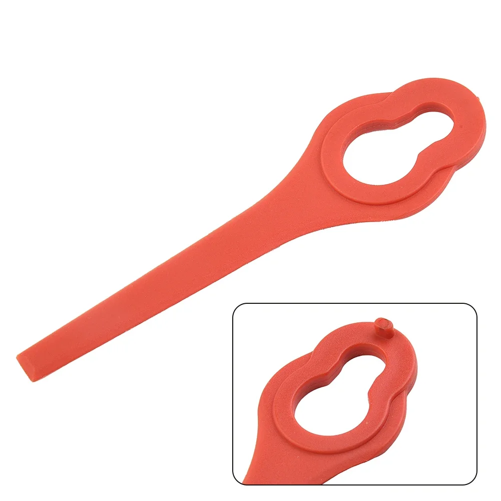 Imagem -04 - Lâminas de Plástico para Cortador de Grama 95 mm para Aldi Ferrex Distante 201 20v 40v sem Fio Acessórios de Ferramentas de Jardim com 10 Peças