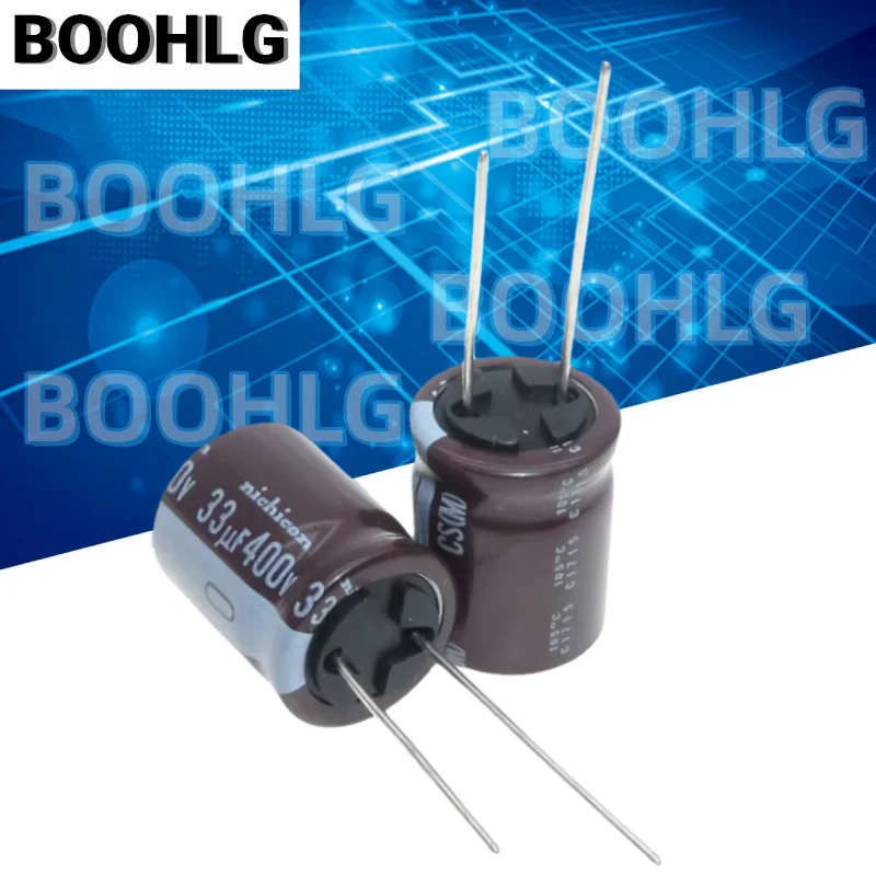 5PCS 33UF 400V electrolytic capacitor 400V 33UF 16X20 CS high frequency and low resistance