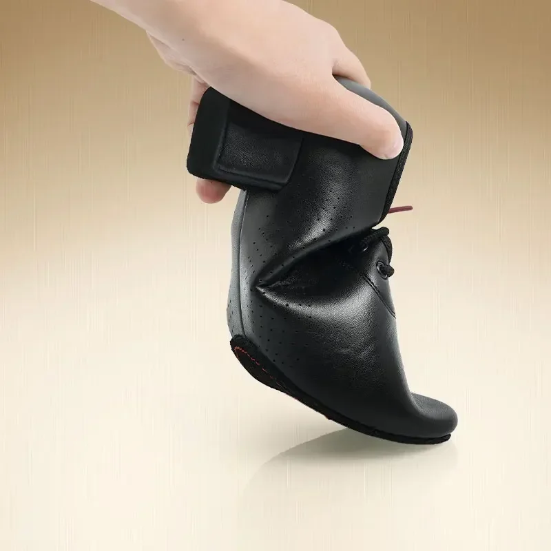 2025 Men Tango Salsa Rumba แจ๊สโมเดิร์นรองเท้าเต้นรําแบบละตินรองเท้าเด็กรองเท้าส้นสูงสีดํารองเท้าเต้นรําบอลรูม