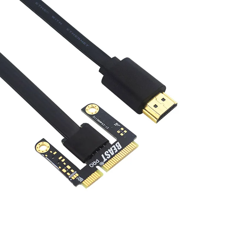 EXP GDC Beast HDMI-compatible to NGFF M.2 A key Cable / Mini PCI-E /Expresscard Cable for Laptop External Graphics Card