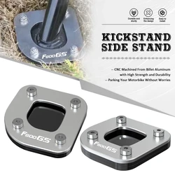 FOR BMW F800GS F700GS F800GSA F650GS Twin F800 GSA F 800 GS Motorcycle Kickstand Foot Side Stand Extension Pad Support Plate