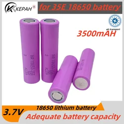 100% New Original Foot capacity For 35e 3500mAh 20A discharge INR18650 35E 3500mAh 18650 battery Li-ion 3.7v rechargable Battery