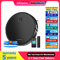 Robot Vacuum Cleaner Liectroux C7, AI Map Navigation ,6000PA Suction,WiFi App,Smart Home Mop,Floor Carpet Washing Appliance