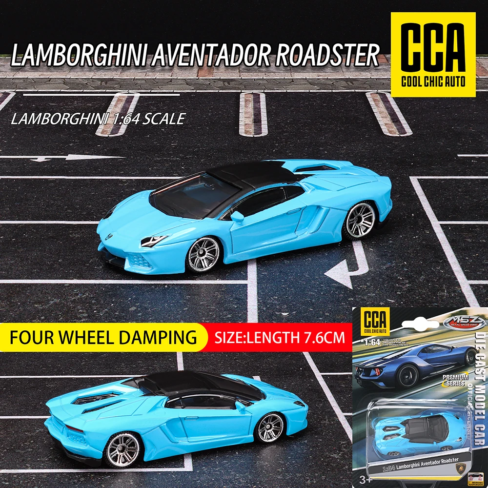 CCA msz 1:64 models of Lamborghini Exquisite hanging classic static car model alloy die-casting car model collection gift toy